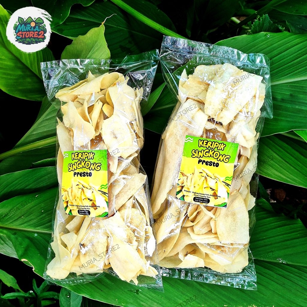 

Kripik singkong PRESTO rasa Bawang Khas Gembong Pati