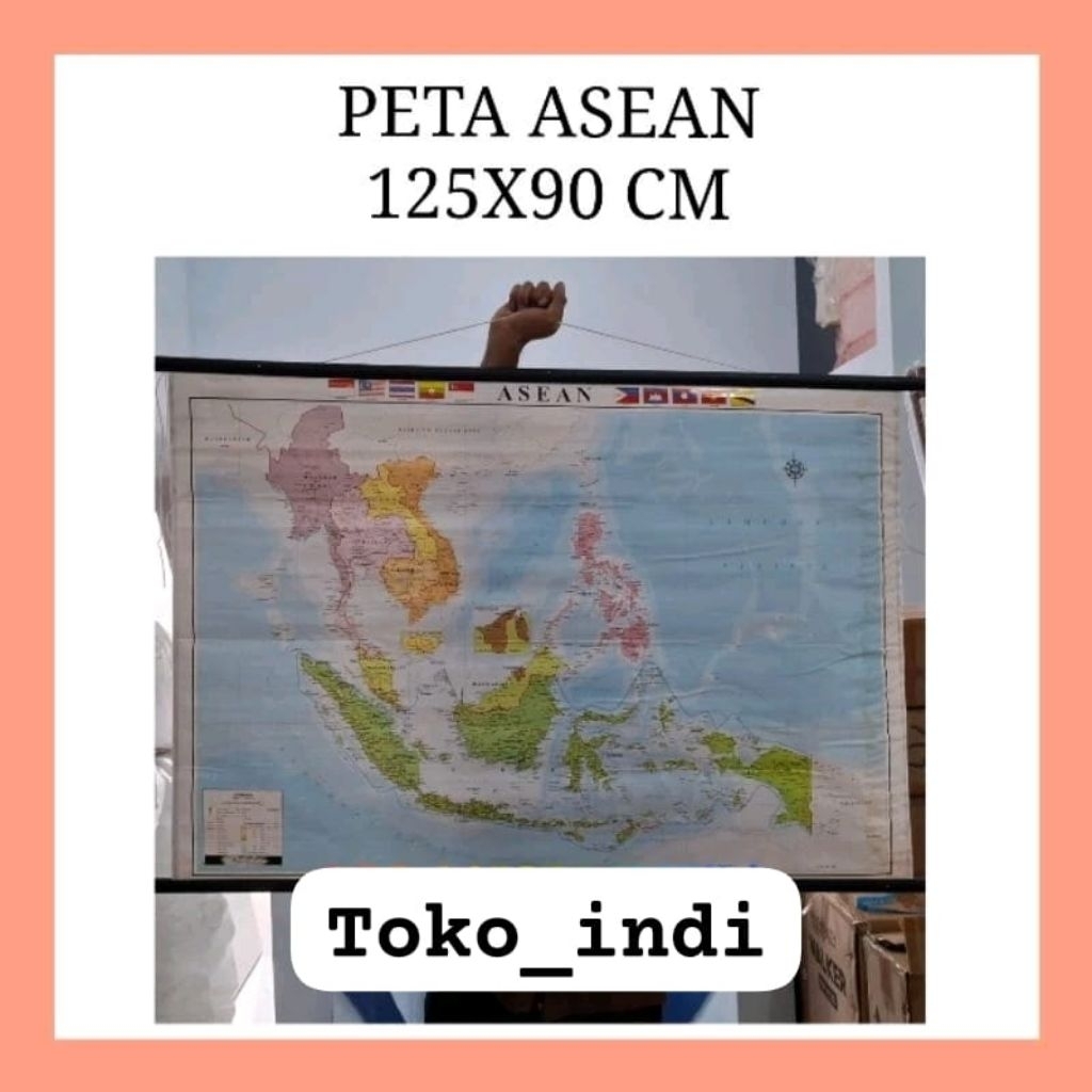 

Peta ASEAN 125X90 cm