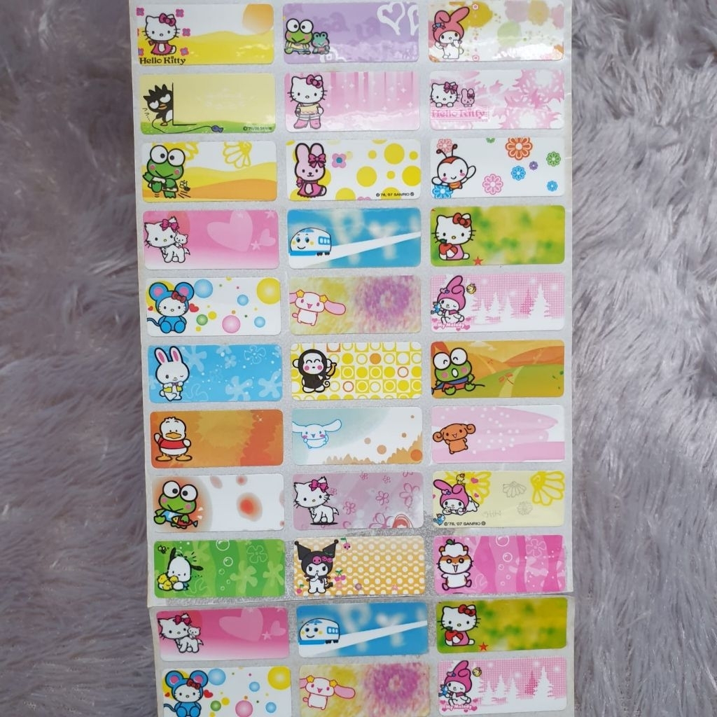 

STIKER NAMA WATERPROOF SIZE M/STIKER NAMA MOTIF/STIKER NAMA KARAKTER/STIKER NAMA TERBARU