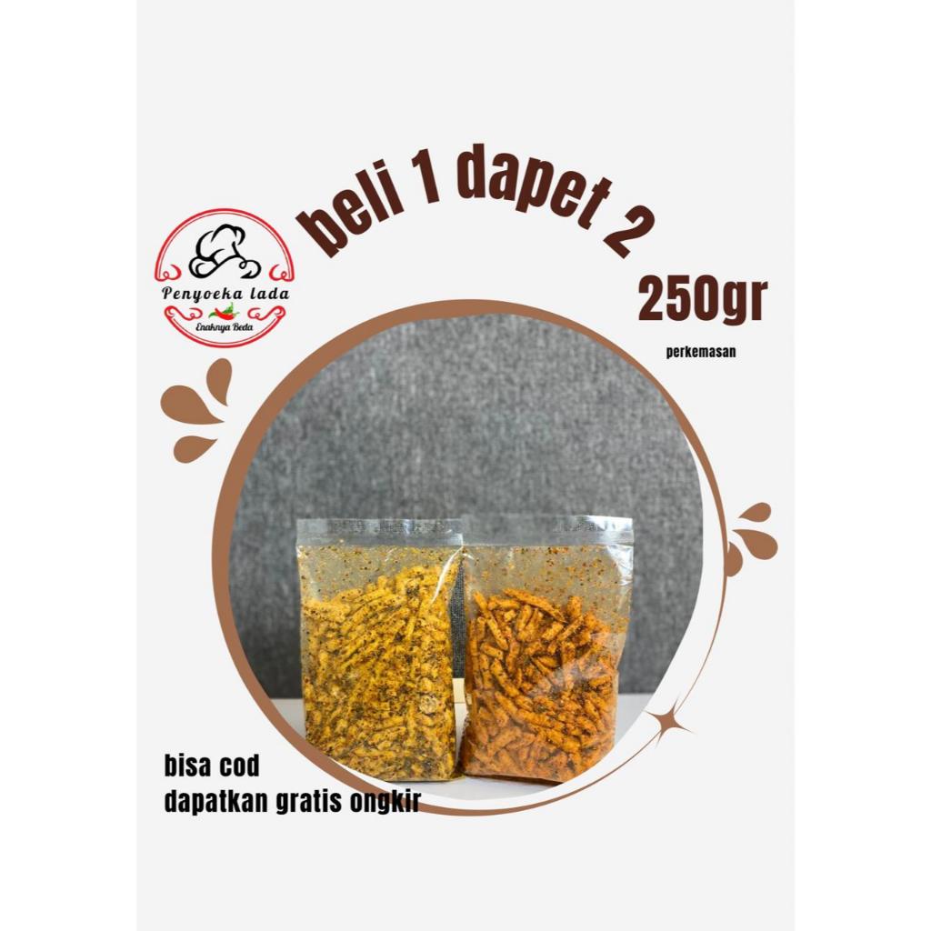 

BASRENG CIKRUH BELI 1 DAPAT 2 (250Gr / 250Gr) CEMILAN VARIAN RASA