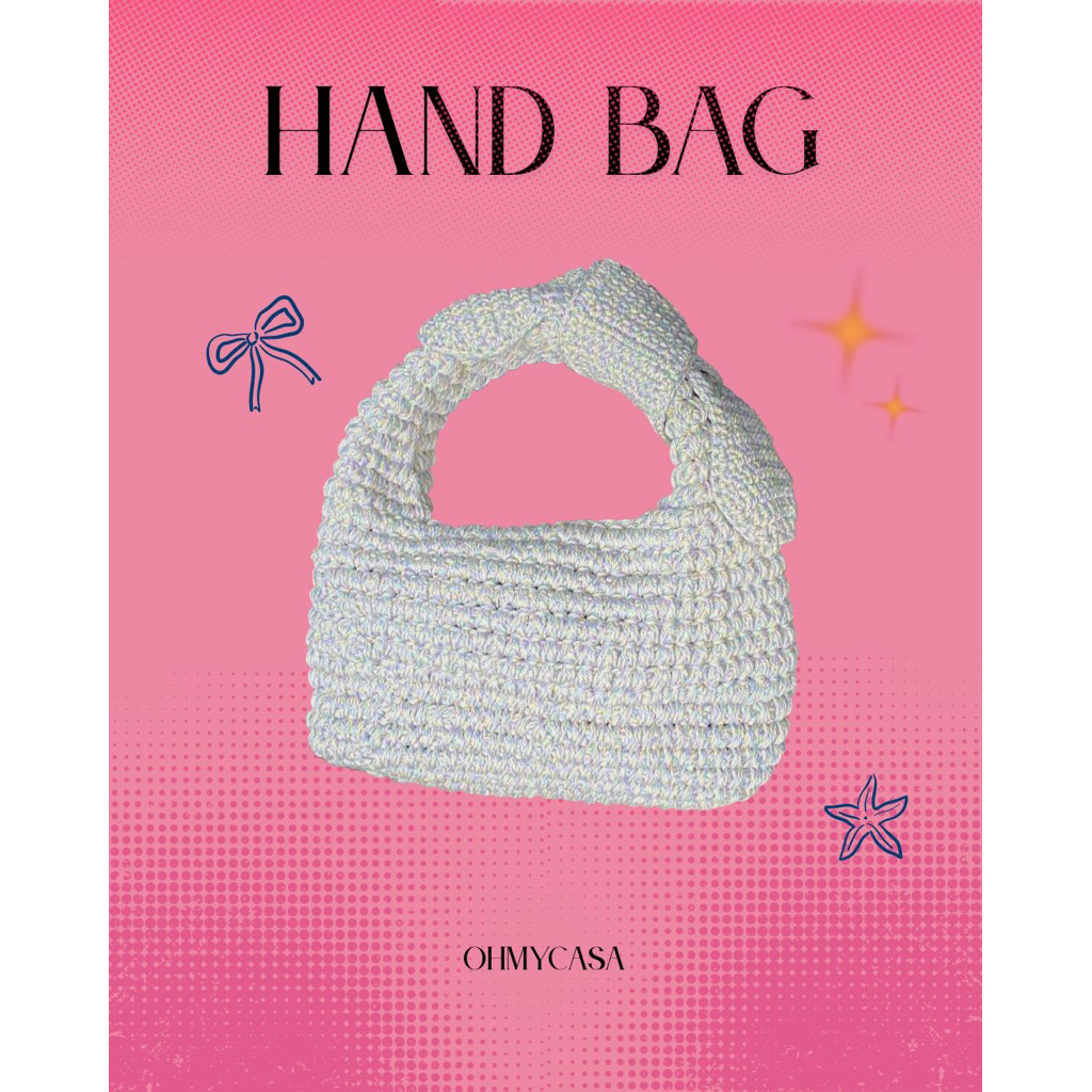 Starlight Knot Bag | Tas Rajut Knot | Crochet Bag | Tas Tangan - Ohmycasa