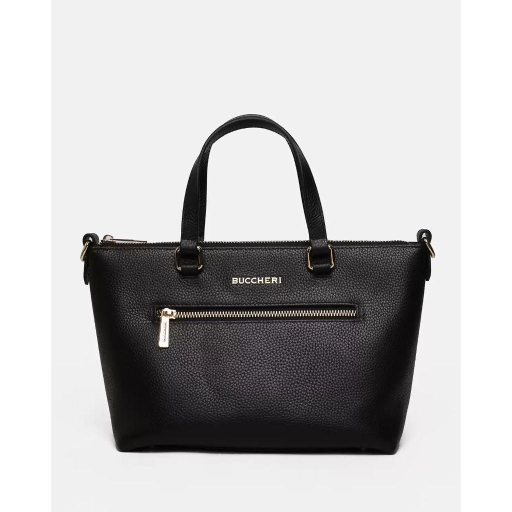 BUCCHERI COSTA Tas Wanita Full Kulit-nb5033-Black