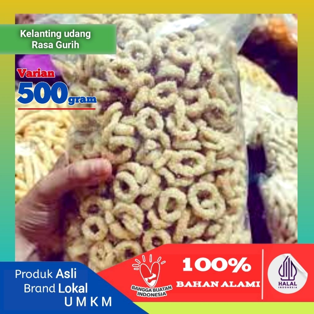 

Kelanting Udang 500 Gram Renyah & Gurih