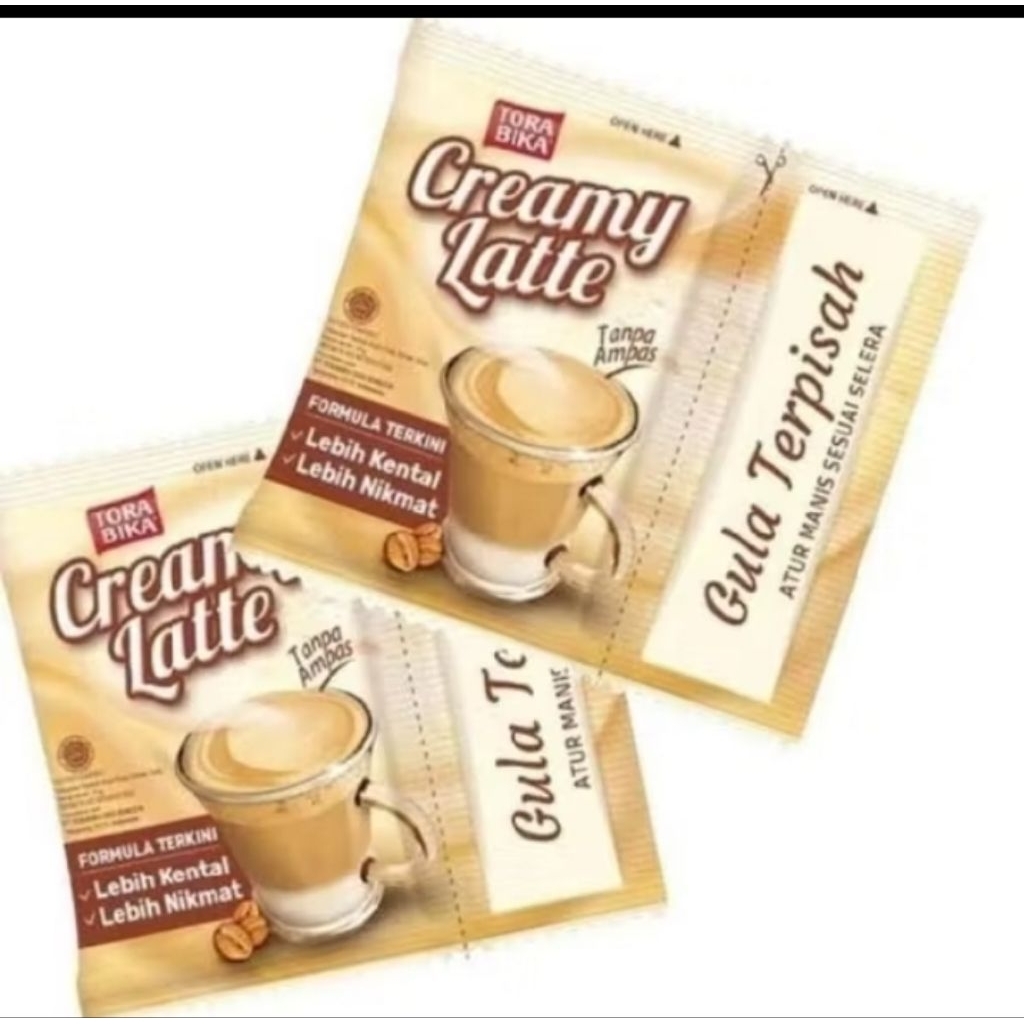 

Creammy Latte Kopi isi 10 sachet @25g