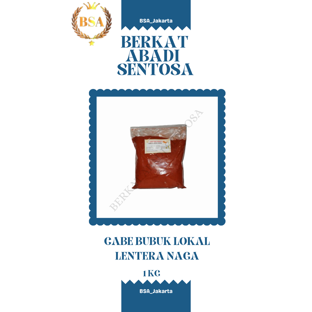 

CABE BUBUK LOKAL LENTERA NAGA (1 KG)