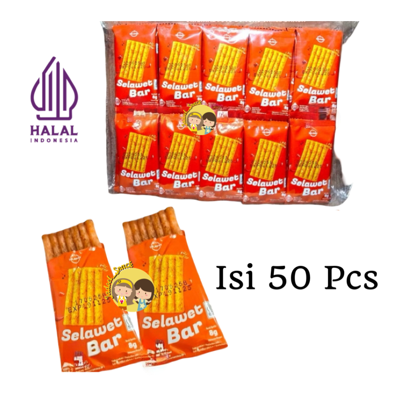 

GROSIR - SELAWET BAR 50 X 8 Gr Rasa Pedas by Jadoel_Snack