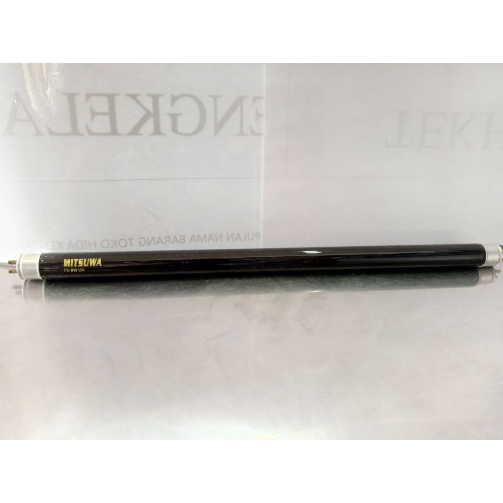 Refill Lampu T5 Ultra Violet / Lampu Cek Uang - Mitsuwa 8watt