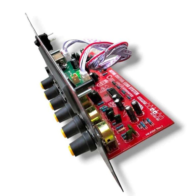 Jtterang Tone Control Echo + Usb Bluetooth Biru Jernih