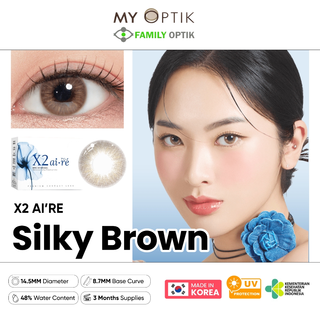 X2 AIRE Softlens - Silky Brown