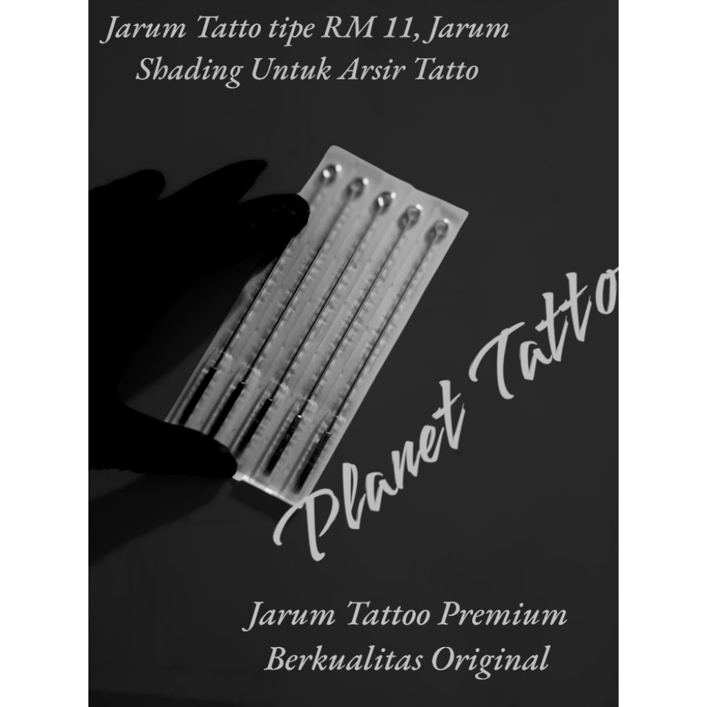 Jarum Tatto 5RM / RM5 Jarum Shading Selembar Isi 5 Batang Untuk Arsir Tato - Jarum Tattoo Premium Be