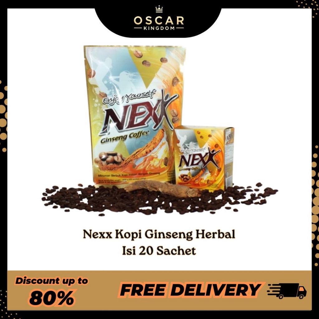 

Kopi Ginseng Herbal Coffee 1 Pouch Isi 20 Sachet HALAL BPOM Kopi Susu Nikmat Anti Ngantuk Teman Begadang