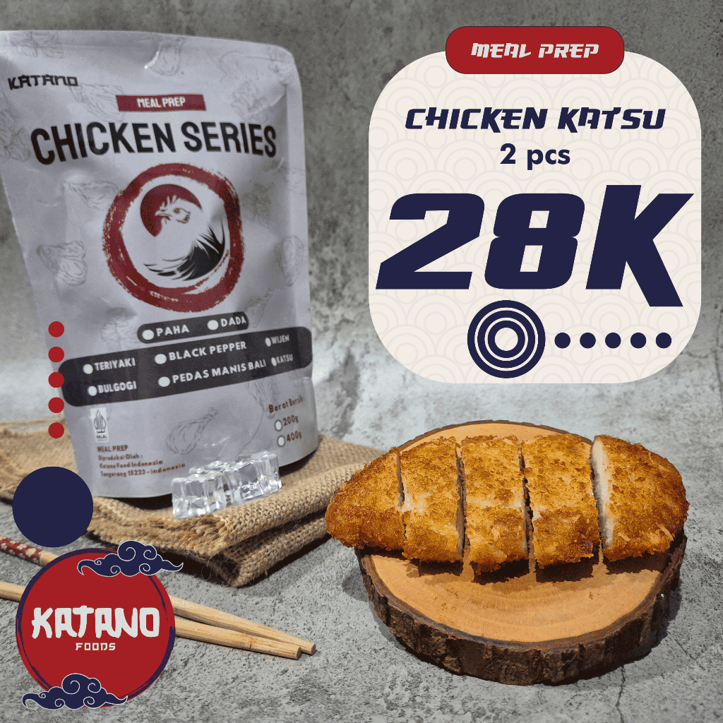 

Ayam Katsu | Chicken Katsu | Bento | Meal Preps - Frozen Food | Isi 2 Pcs