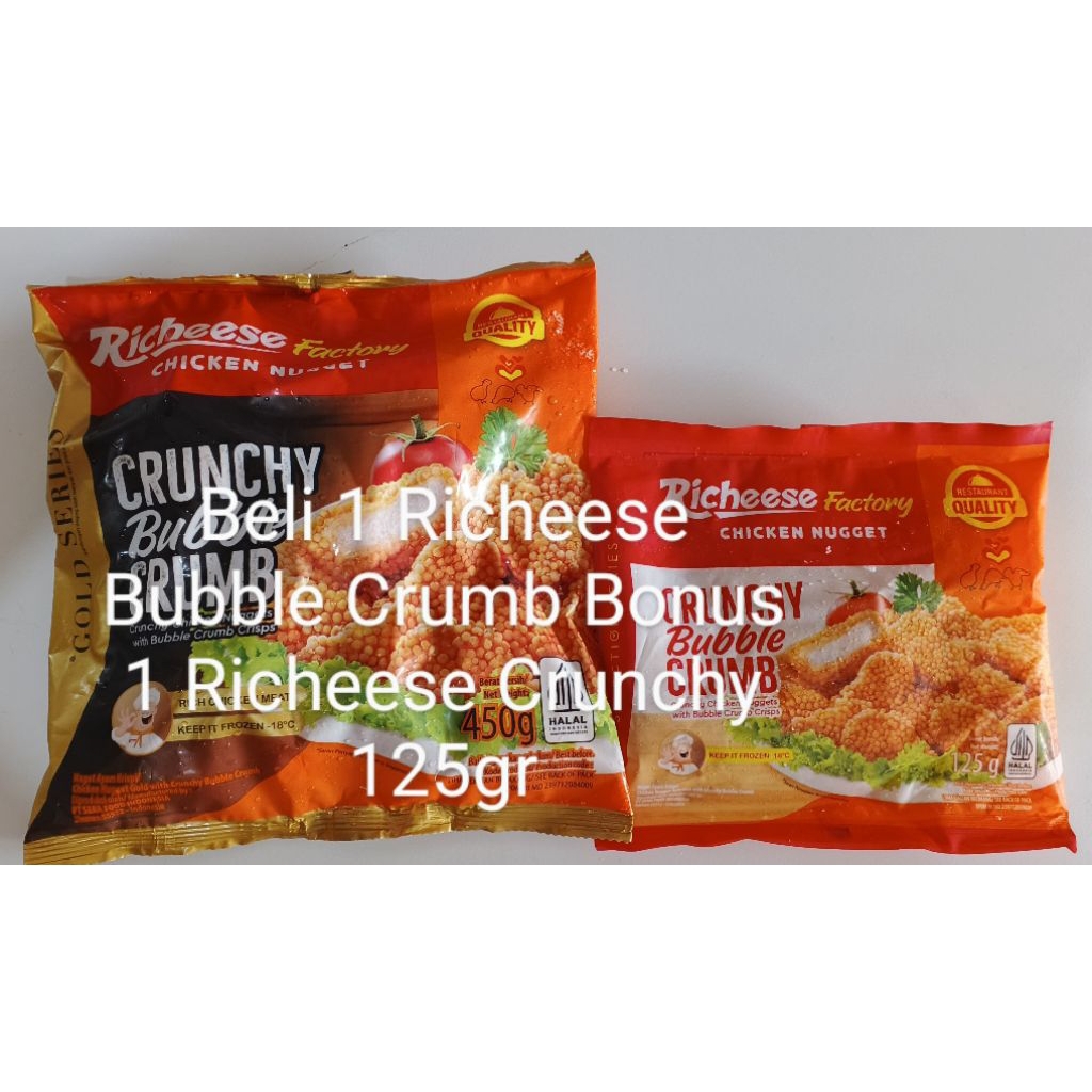 

Richeese Nugget Bubble Crumb. BELI SATU DAPAT DUA
