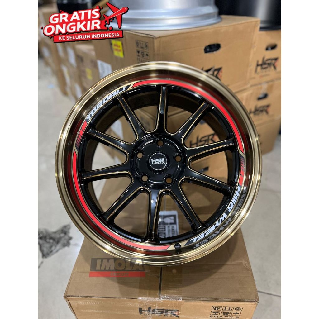 Velg Mobil All New Rush Terios Innova Zenix HSR TOBOALI Ring 18 PCD 5x114,3 Lebar 9 ET 22