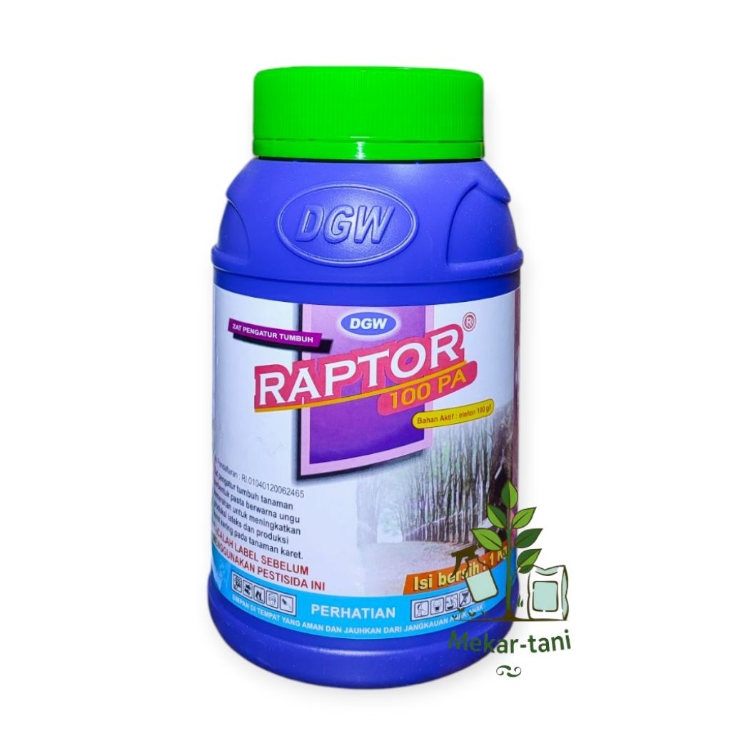 RAPTOR 1Liter ZPT Penambah Getah Karet