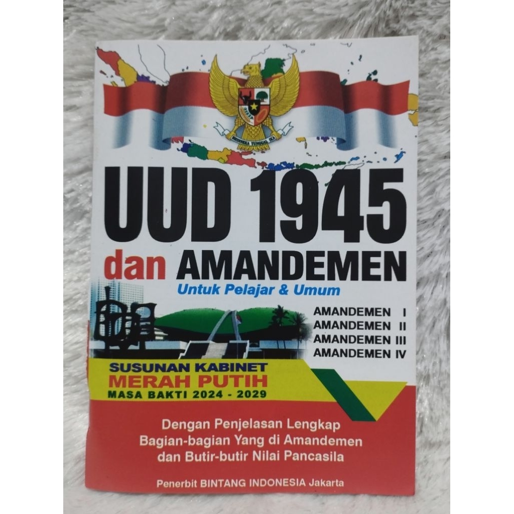 Buku UUD 1945 dan Amandemen Ukuran Saku