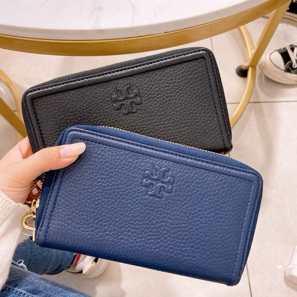 New authentic Tory Burch thea zip-around wallet
