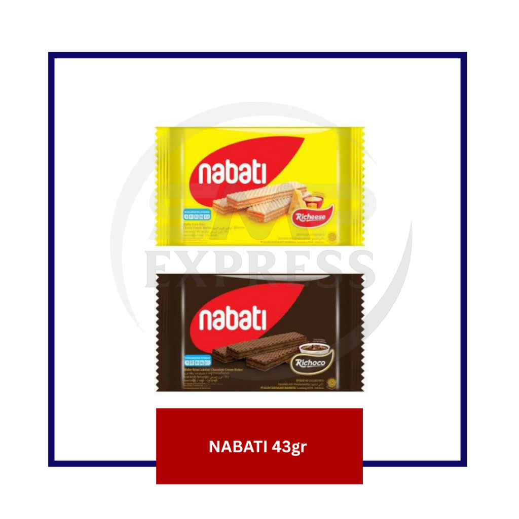 

Wafer NABATI eceran 2RB 43gr