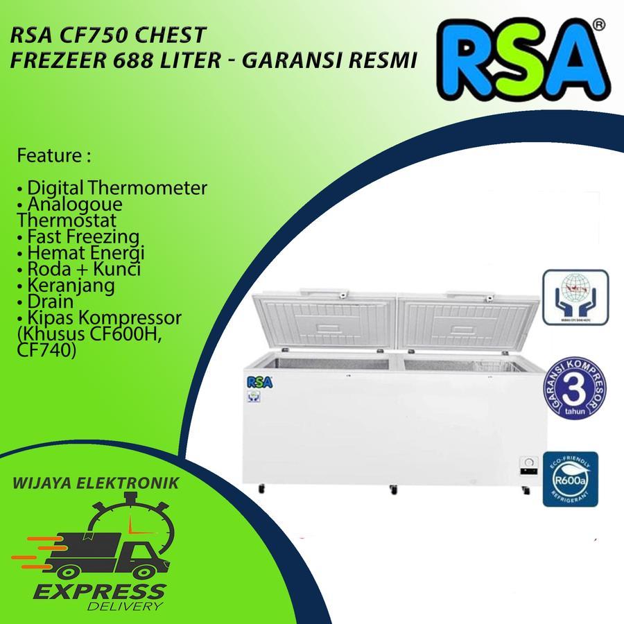 Chest Freezer RSA CF750h - Freezer Box 688 Liter RSA CF 750