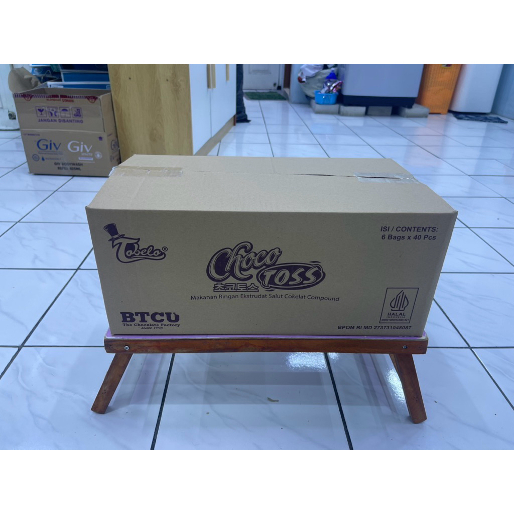 

Kardus 43 cm x 23 cm x 28 cm (250) Bekas Choco Toss Single Wall