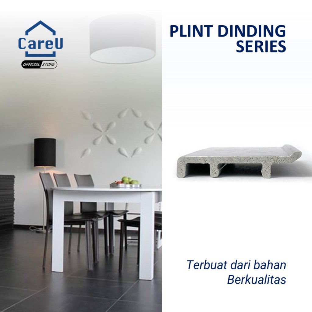 [1 Box] Plint Dinding Series Polystyrene  Accessories List Plint 15 Cm Dinding Interior Anti Rayap