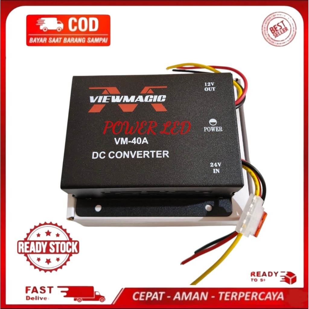 Step Down Converter inverter DC 24v ke 12v (40A) - Harga per pc