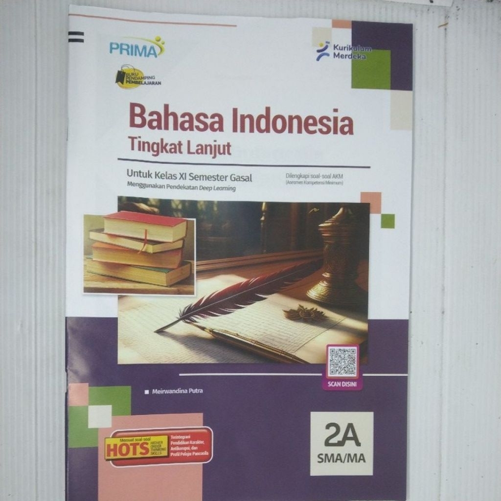 

LKS SMA MA BAHASA INDONESIA TINGKAT LANJUT KELAS 11 SEMESTER 1 KURIKULUM MERDEKA