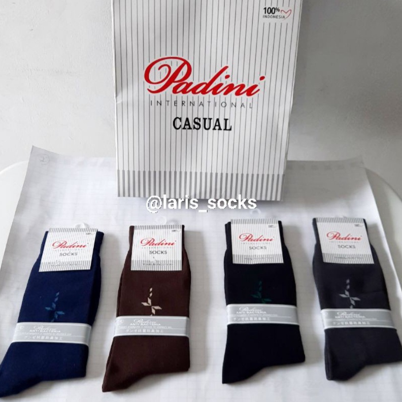 KODE U59C 6 PASANG Kaos Kaki Kantor Pria Padini Antibakteri