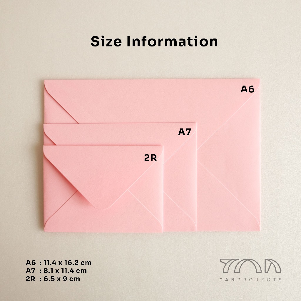 

InJO 1 set 10pcs Amplop Pastel / Mixed Pastel Envelopes uk 11.4 x16.2cm (A6)