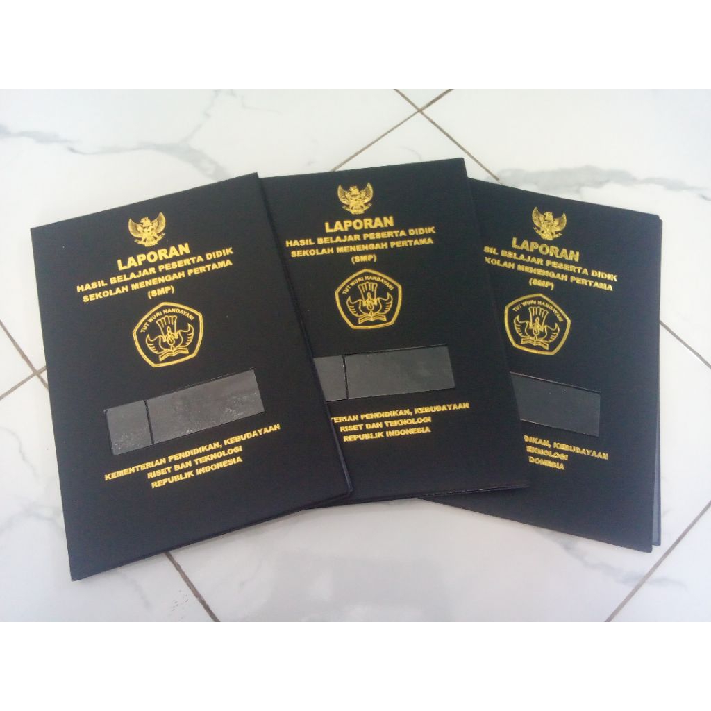 

map raport//sampul raport (SMP)//umum// isi 4 lembar