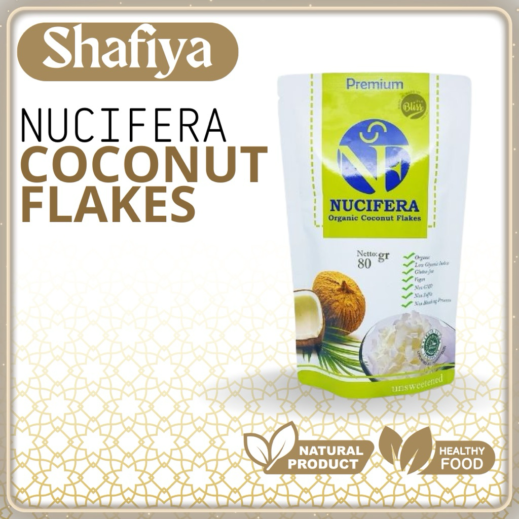 

Nucifera Organic Coconut Flakes 80 GR