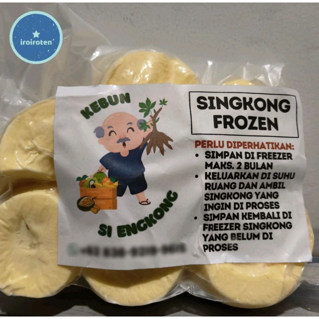 

Singkong Mentega Kupas Frozen 1 Kg