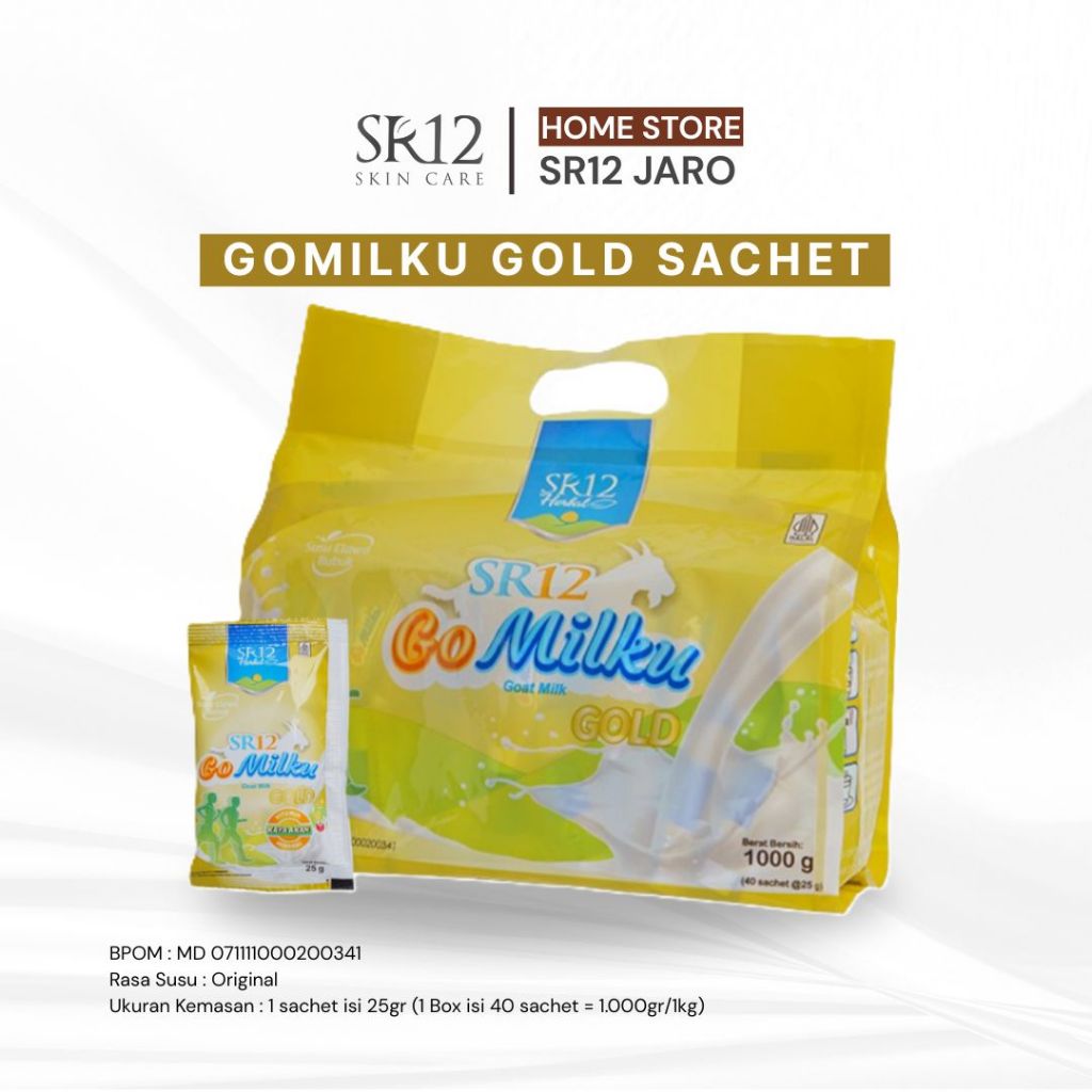 

Gomilku gold sachet/Susu kambing/kesehatan tulang/lansia