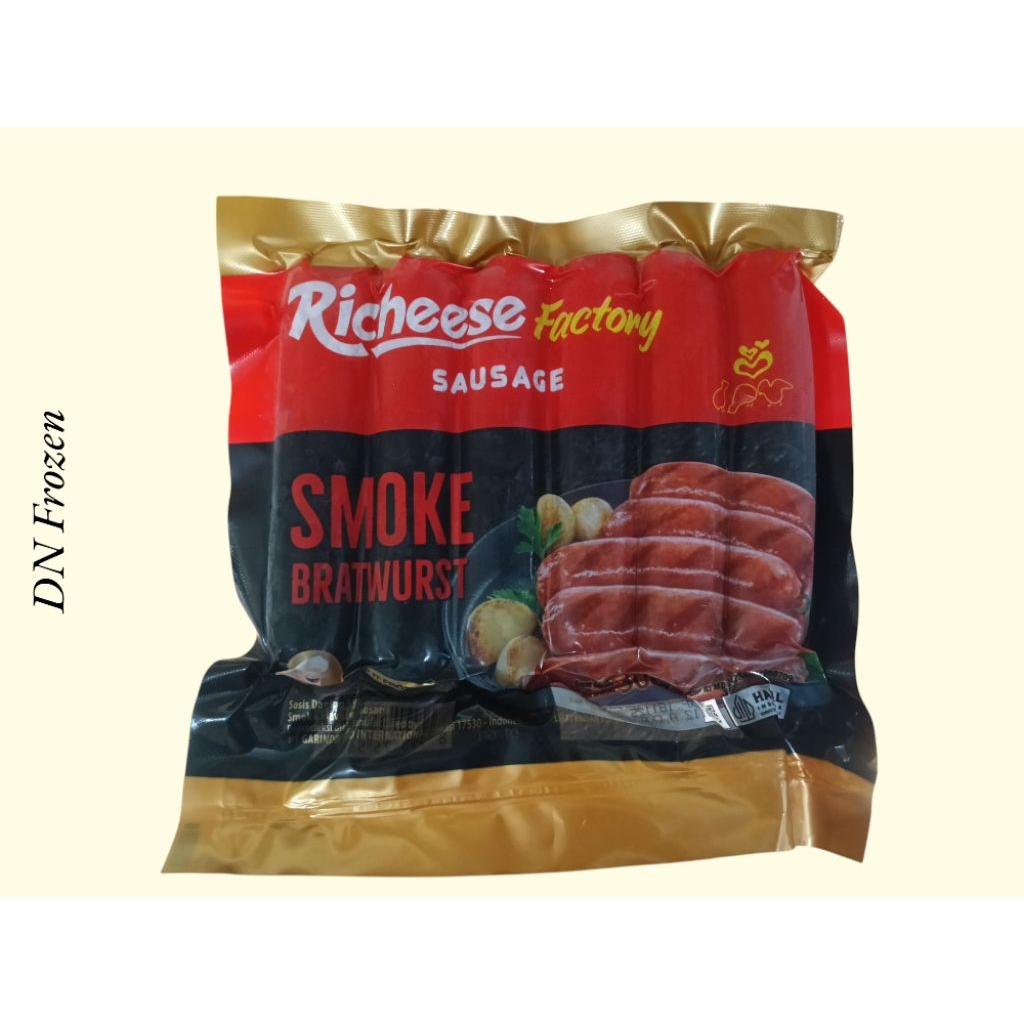 

Richeese Sosis Sausage Smoked Bratwurst 360 Gram