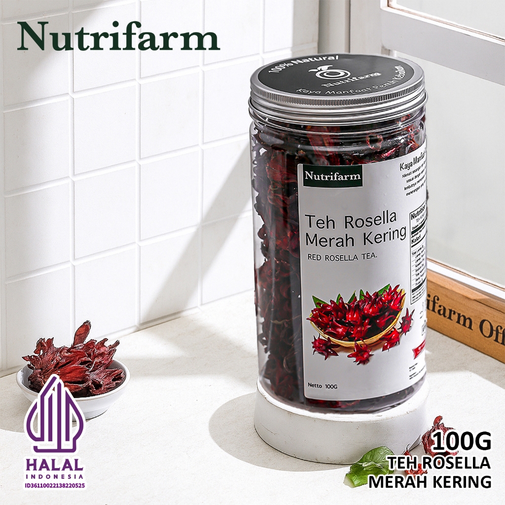 

Teh Bunga Rosella Premium Organik 100g Merah Kering