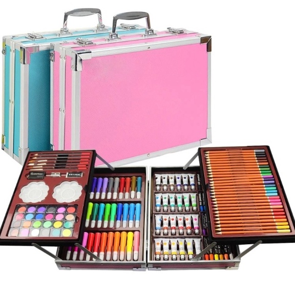

KODE B38D CRAYON KOPER ART SET KOPER SET CRAYON MEWARNAI ALAT MELUKIS ANAK 145PCS MODEL NEW HADIAH KADO NATAL DAN TAHUN