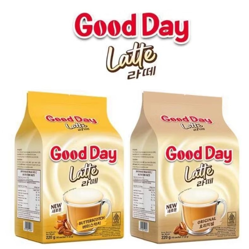 

New GOOD DAT LATTE ORIGINAL | BUTTERSCOTCH NETTO 10 PCS X 22 GR