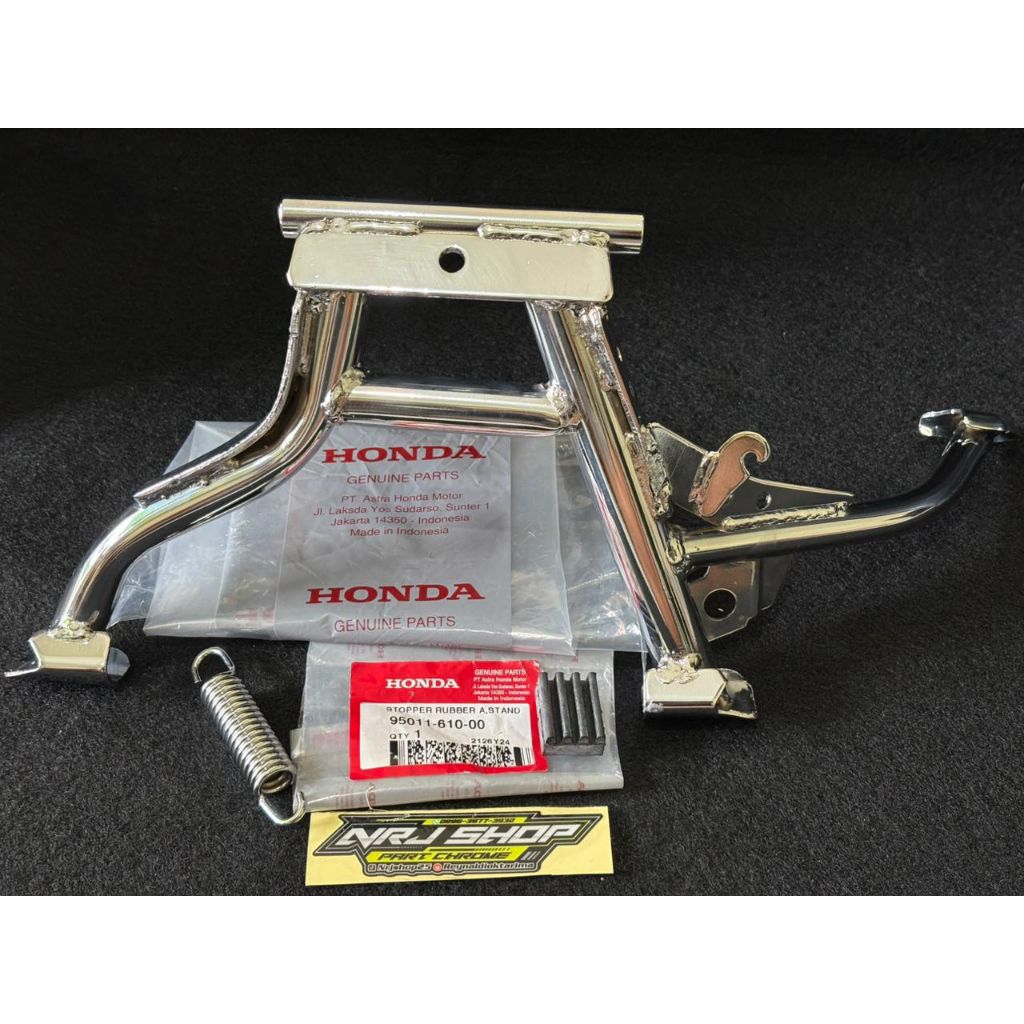 Standar 2 Beat fi , Scoopy fi , Spacy fi original Honda chrome