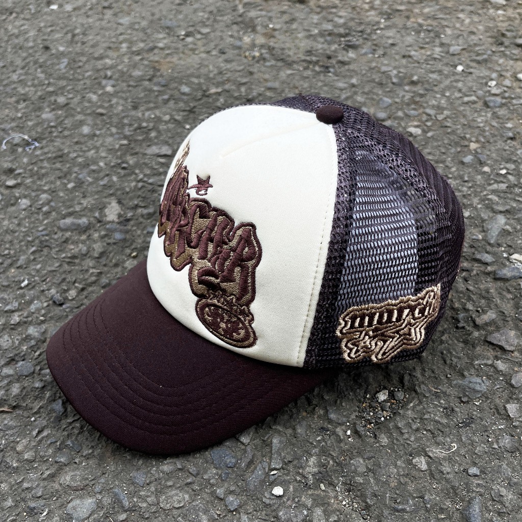Marcher.ltd Trucker Hat/Topi Jaring Pria Wanita Summer