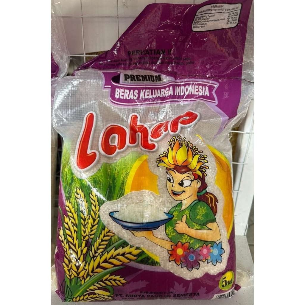 

Beras Lahap Wanita Kemasan 5Kg