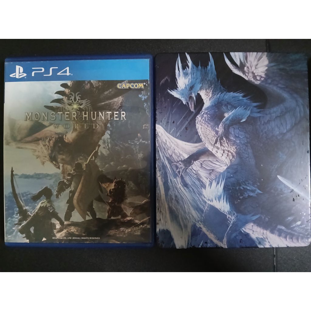 BD PS4 Monster Hunter World +BONUS Steelcase Iceborne kaset ps 4 game games MHW