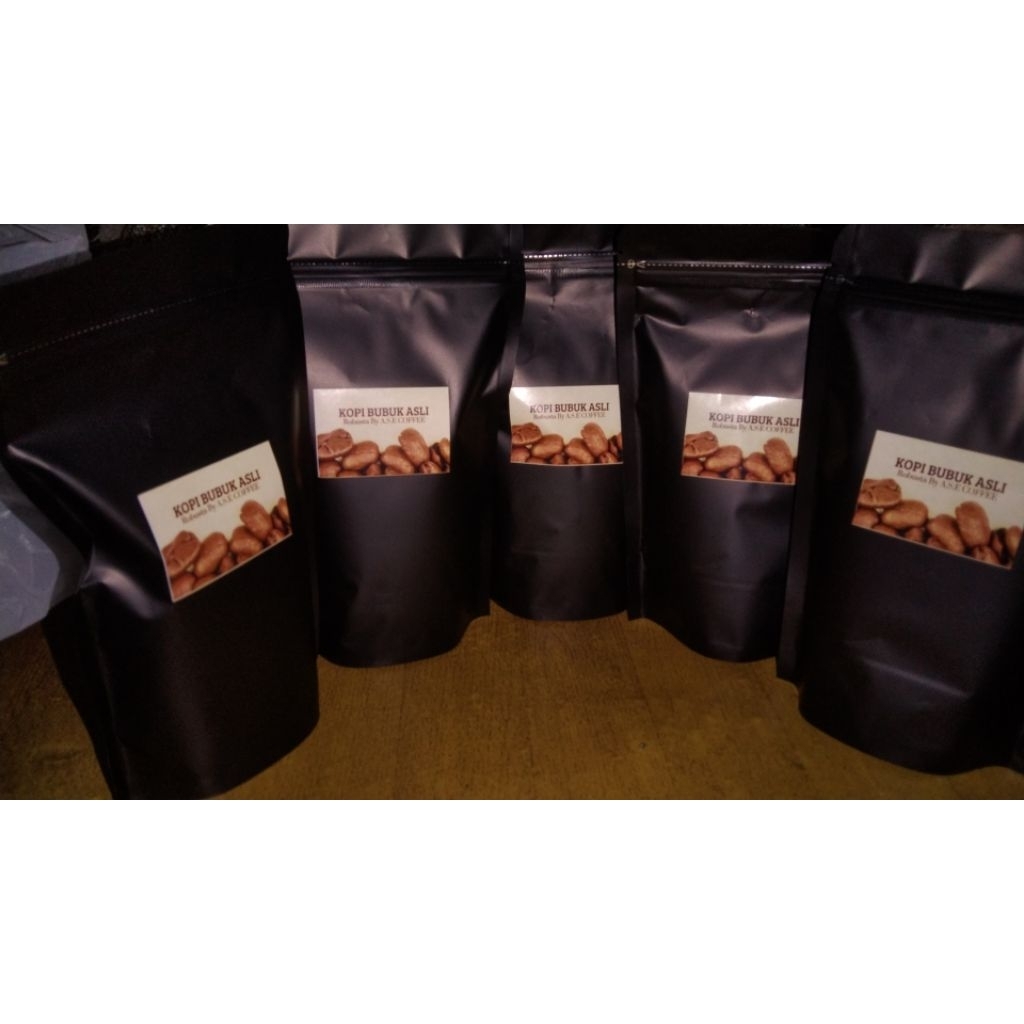 

Kopi Bubuk Robusta RAUNG 100% Asli Tanpa Campuran