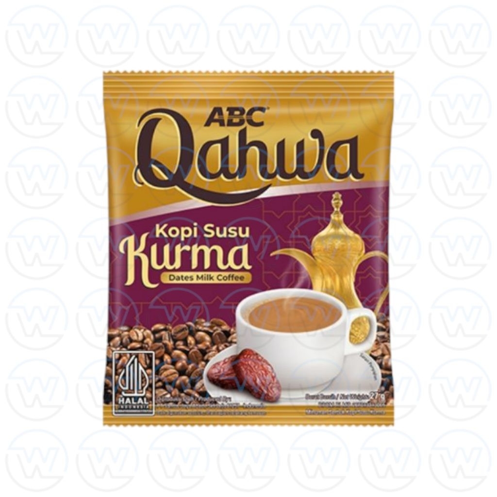 

Abc Qahwa Kopi Susu Kurma 27gr × 10 Sachet