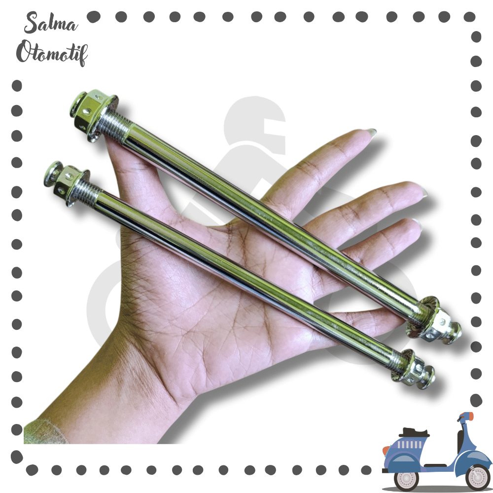 As Roda Depan Honda Yamaha Matic Bebek Probolt Stanless Steel Vario Beat Scoopy Genio Grand Revo Sup