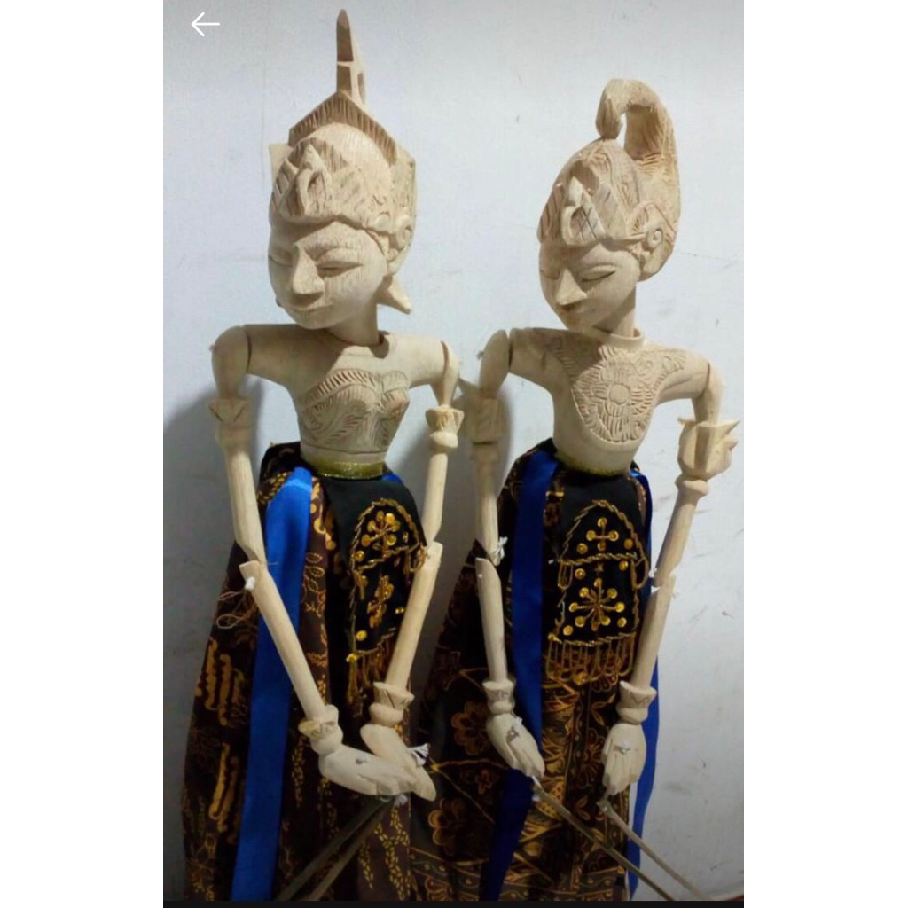 Wayang Golek Arjuna Srikandi Natural
