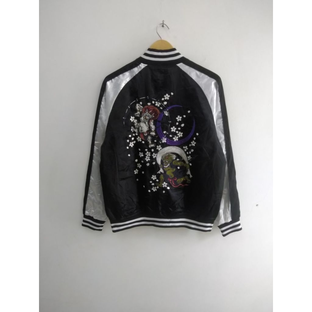 Varsity SUKAJAN Raijin-Fujin Japanese Traditional style