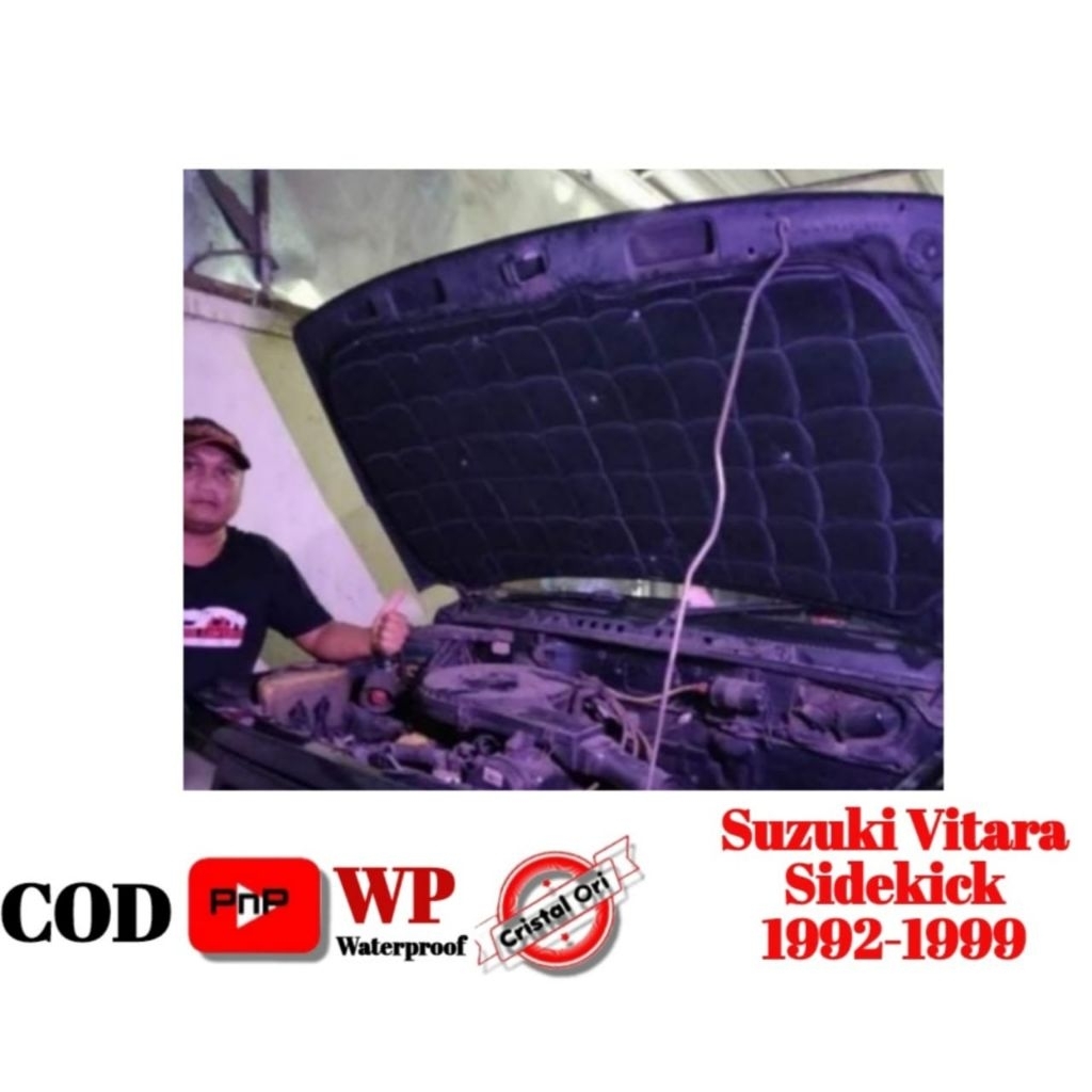 Suzuki  Grand Vitara Escudo Sidekick 1992-2012 Cristal Peredam panas dan suara kap mesin Mobil