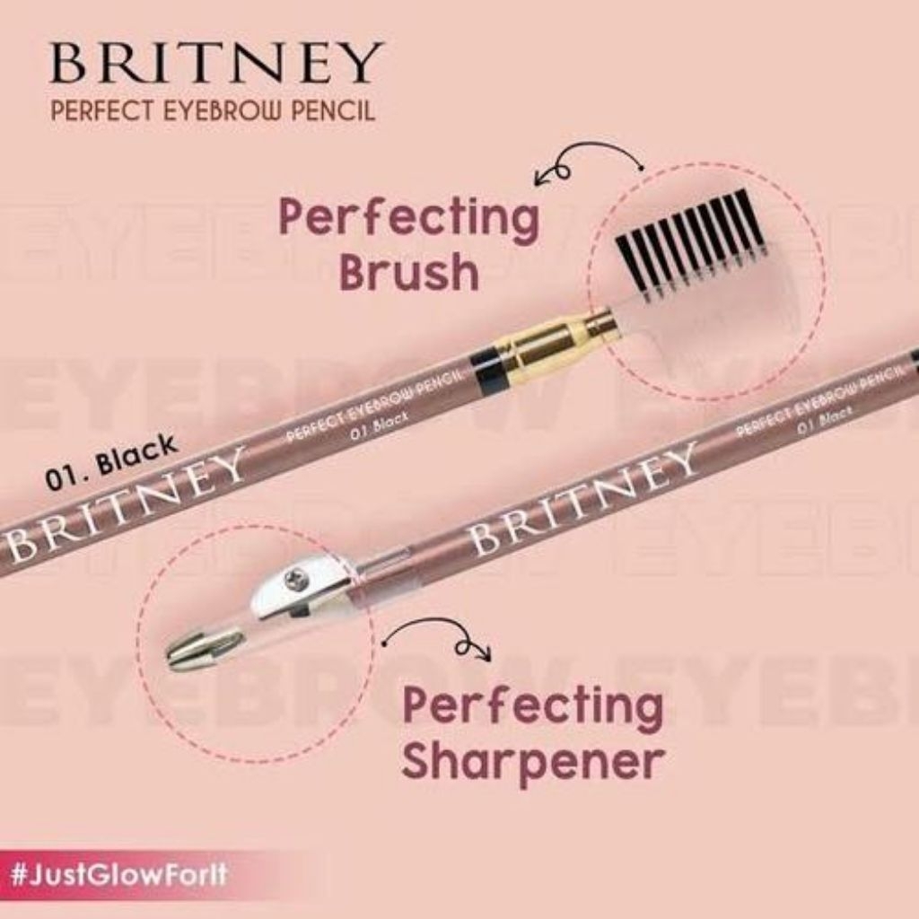 pensil alis Purbasari Britney perfect eyebrow pencil