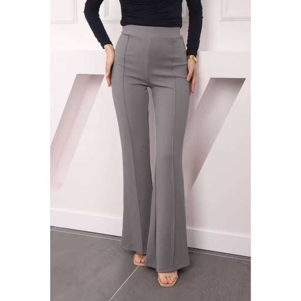 PROMO COD Celana Cutbray / Celana Kulot Wanita Scuba Premium Higwaist