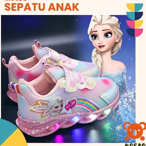 

Hot MOSBO Sepatu Anak Perempuan Sekolah Sneakers Priness Frozen Emilia Import Sport Termurah